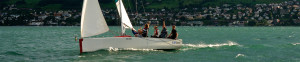 Skipper Philipp Sprecher mit dem Team Pricewaterhouse Coopers PwC am insign Cup 2013