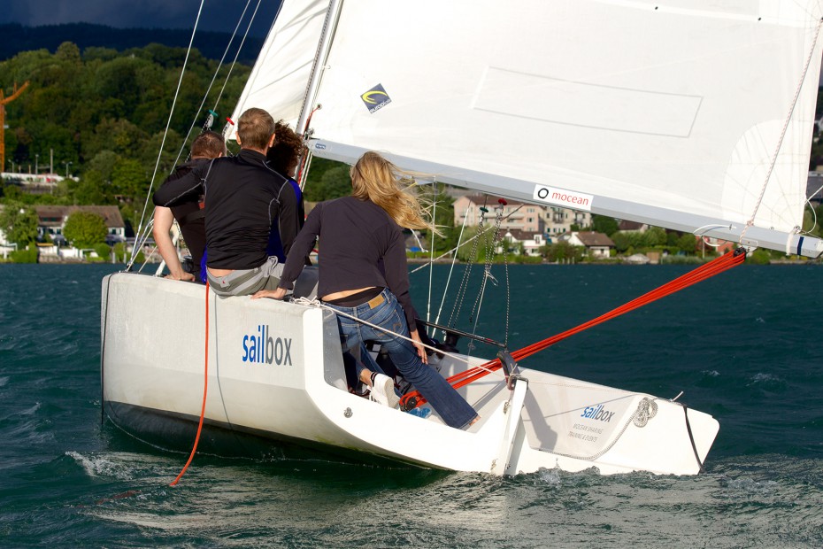 die Crew von Illnau-Effretikon am insign Cup 2013 mitten im Wind